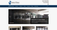 Desktop Screenshot of amesglass.net